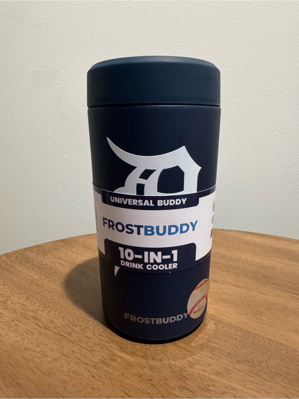Detroit Tigers Universal Buddy 10-in-1 Drink Cooler — Navy Blue